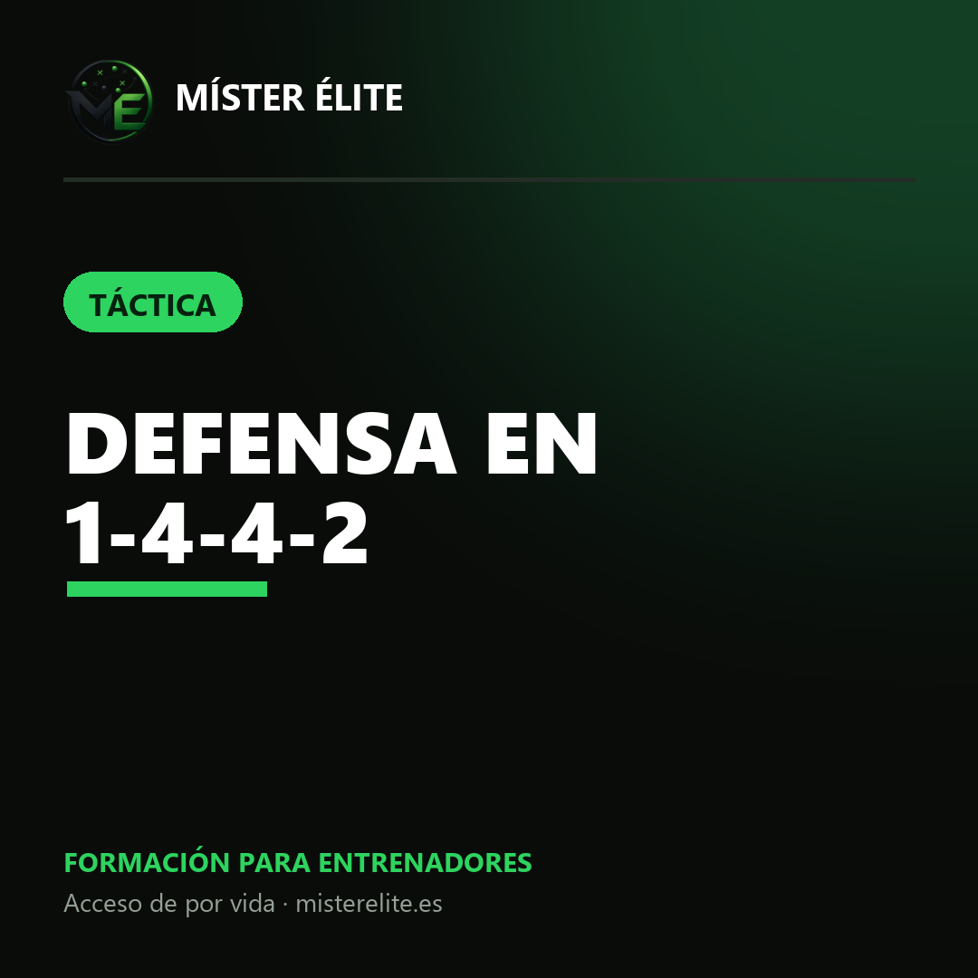 Defensa en 1-4-4-2
