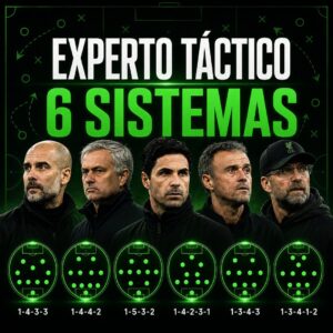 Curso Experto Tactico Mister Elite - 6 sistemas de juego